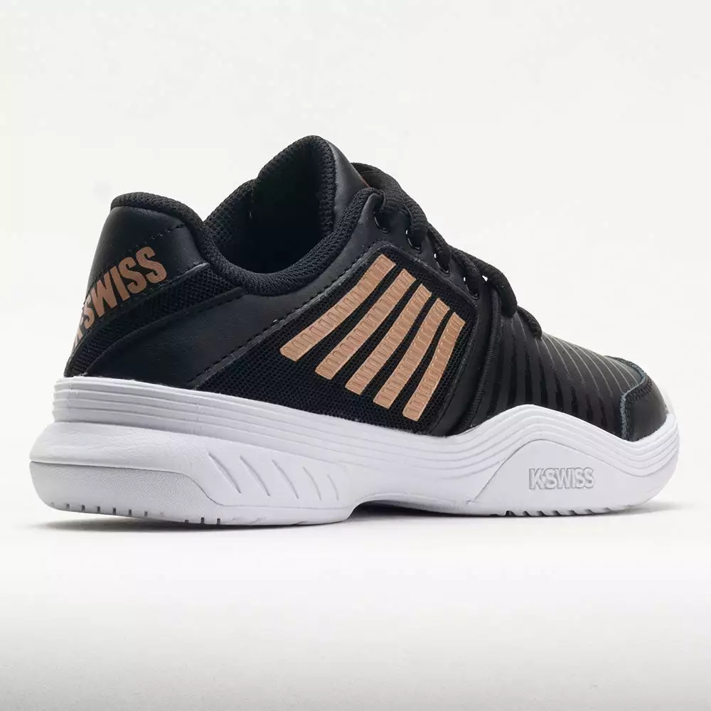 K-Swiss Court Express Women's Black/White/Rose Gold 6 K-Swiss Court Express Women's Black/White/Rose Gold - Image 6