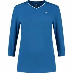 K-Swiss Womens Hypercourt Longsleeve Tee 2 - Classic Blue