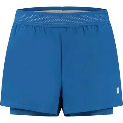 K-Swiss Womens Hypercourt Shorts - Classic Blue 1 K-Swiss Womens Hypercourt Shorts - Classic Blue