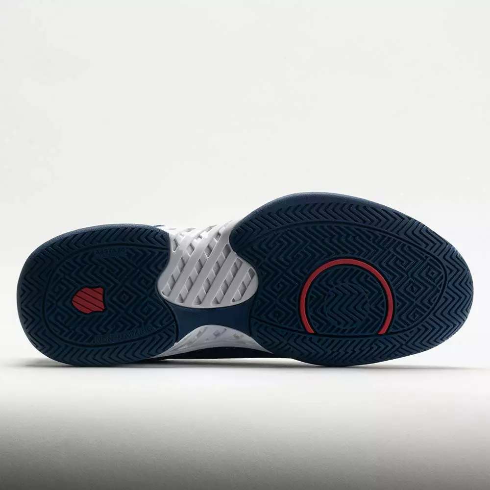 K-Swiss Express Light Pickleball Men's Dark Blue/White/Bittersweet 4 K-Swiss Express Light Pickleball Men's Dark Blue/White/Bittersweet - Image 4