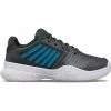 K-Swiss Kids Court Express Omni Tennis Shoes - Dark Shadow/Blue