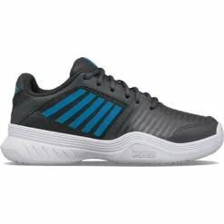 K-Swiss Sotre 48 K-Swiss Kids Court Express Omni Tennis Shoes - Dark Shadow/Blue