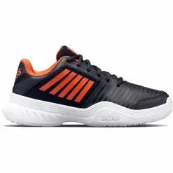 K-Swiss Kids Court Express Omni - Black/Orange -K-Swiss Sotre 56609041 A