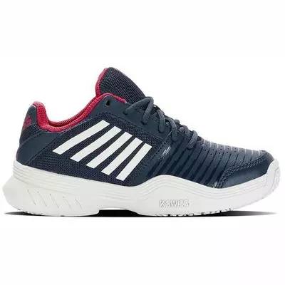 K-Swiss Kids Court Express Omni Tennis Shoes - Navy Blue/Red 5 K-Swiss Kids Court Express Omni Tennis Shoes - Navy Blue/Red -K-Swiss Sotre 56609424 AA