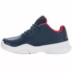 K-Swiss Kids Court Express Omni Tennis Shoes - Navy Blue/Red -K-Swiss Sotre 56609424 D