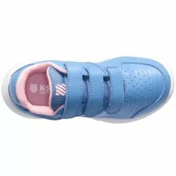 K-Swiss Kids Court Express Omni - Light Blue/Pink -K-Swiss Sotre 56610454 D