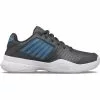 K-Swiss Kids Court Express Omni Tennis Shoes - Dark Shadow/Blue