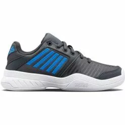 K-Swiss Kids Court Express Carpet Tennis Shoes - Black/Blue