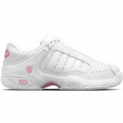 K-Swiss Womens Defier RS Tennis Shoes - White/Pink