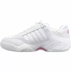 K-Swiss Womens Defier RS Tennis Shoes - White/Pink -K-Swiss Sotre 91033955 k swiss defier womens E