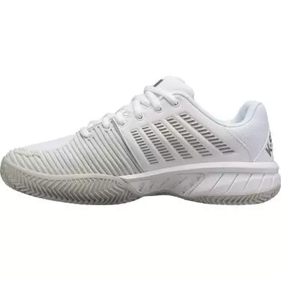 K-Swiss Womens Express Light 2 HB Tennis Shoes - White/Gull Grey 5 K-Swiss Womens Express Light 2 HB Tennis Shoes - White/Gull Grey - Image 5