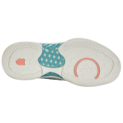 K-Swiss Womens Hypercourt Express 2 Court Tennis Shoes - Nile Blue/Desert Flower -K-Swiss Sotre 96613143 D
