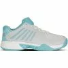K-Swiss Womens Hypercourt Express 2 HB Court Tennis Shoes - White/Angel Blue