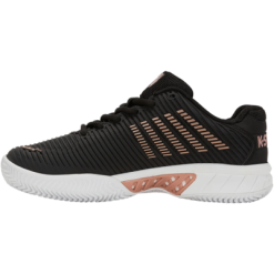 K-Swiss Womens Hypercourt Express 2 HB Court Tennis Shoes - Black/Rose Gold -K-Swiss Sotre 96614072 E