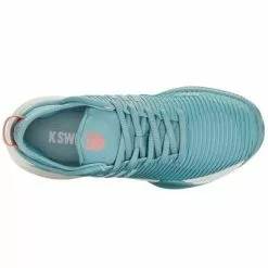 K-Swiss Womens Hypercourt Supreme HB Tennis Shoes - Nile Blue / Desert Flower -K-Swiss Sotre 96617407 C