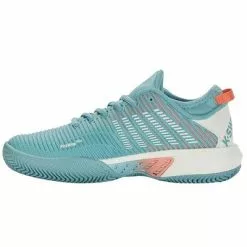 K-Swiss Womens Hypercourt Supreme HB Tennis Shoes - Nile Blue / Desert Flower -K-Swiss Sotre 96617407 E