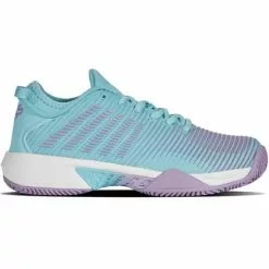 K-Swiss Womens Hypercourt Supreme HB Tennis Shoes - Angel Blue/Sheer Lilac/Brilliant White