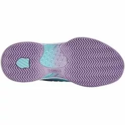 K-Swiss Womens Hypercourt Supreme HB Tennis Shoes - Angel Blue/Sheer Lilac/Brilliant White -K-Swiss Sotre 96617467 E
