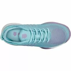 K-Swiss Womens Hypercourt Supreme HB Tennis Shoes - Angel Blue/Sheer Lilac/Brilliant White -K-Swiss Sotre 96617467 F