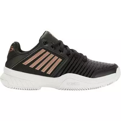 K-Swiss Womens Court Express HB Tennis Shoes - Black/Rose Gold 2 K-Swiss Womens Court Express HB Tennis Shoes - Black/Rose Gold -K-Swiss Sotre 96750059 A