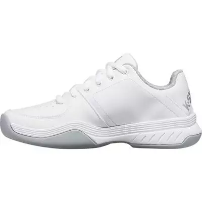 K-Swiss Womens Court Express Carpet Tennis Shoes - White/Silver 2 K-Swiss Womens Court Express Carpet Tennis Shoes - White/Silver - Image 2