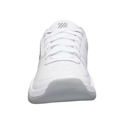K-Swiss Womens Court Express Carpet Tennis Shoes - White/Silver 4 K-Swiss Womens Court Express Carpet Tennis Shoes - White/Silver - Image 4