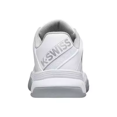 K-Swiss Womens Court Express Carpet Tennis Shoes - White/Silver 5 K-Swiss Womens Court Express Carpet Tennis Shoes - White/Silver - Image 5