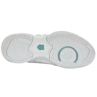 K-Swiss Womens Bigshot Light 4 Tennis Shoes - White/Nile Blue 3 K-Swiss Womens Bigshot Light 4 Tennis Shoes - White/Nile Blue - Image 3