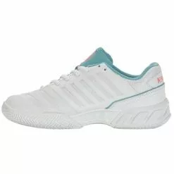 K-Swiss Womens Bigshot Light 4 Tennis Shoes - White/Nile Blue 7 K-Swiss Womens Bigshot Light 4 Tennis Shoes - White/Nile Blue -K-Swiss Sotre 96989109 D