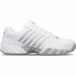 K-Swiss Womens Bigshot Light 4 Tennis Shoes - White/Silver