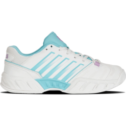 K-Swiss Womens Bigshot Light 4 Tennis Shoes - Brilliant White/Angel Blue/Sheer Lilac