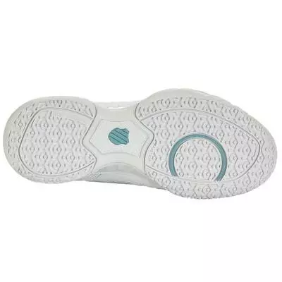 K-Swiss Womens Bigshot Light 4 Omni Tennis Shoes - White/Nile Blue 4 K-Swiss Womens Bigshot Light 4 Omni Tennis Shoes - White/Nile Blue - Image 4