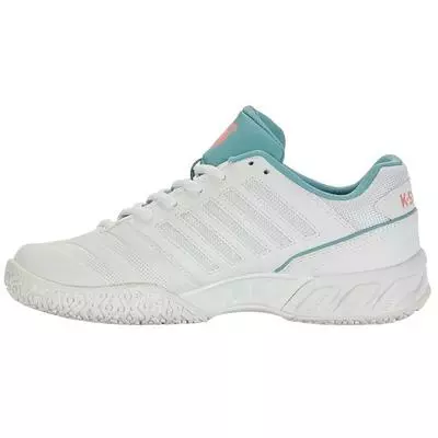 K-Swiss Womens Bigshot Light 4 Omni Tennis Shoes - White/Nile Blue 5 K-Swiss Womens Bigshot Light 4 Omni Tennis Shoes - White/Nile Blue - Image 5