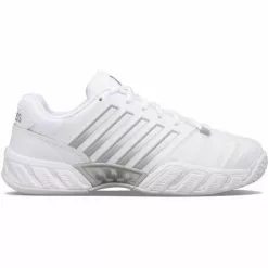 K-Swiss Womens Bigshot Light 4 Omni Tennis Shoes - White/Silver