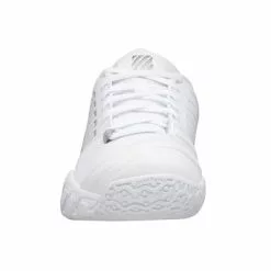 K-Swiss Womens Bigshot Light 4 Omni Tennis Shoes - White/Silver -K-Swiss Sotre 97010138 C