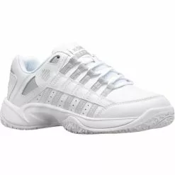 K-Swiss Womens Court Prestir Omni Tennis Shoes - White -K-Swiss Sotre 97390110 E