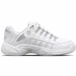 K-Swiss Womens Court Prestir Omni Tennis Shoes - White -K-Swiss Sotre 97390110 F