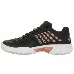 K-Swiss Womens Express Light 3 HB Court Tennis Shoes - Black/Rose Gold -K-Swiss Sotre 98563049 E